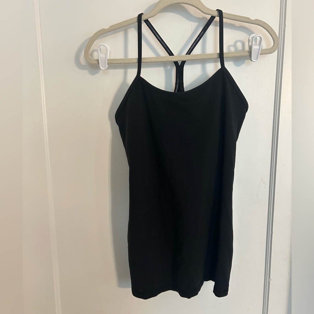 lululemon athletica Black Strappy Tank Top